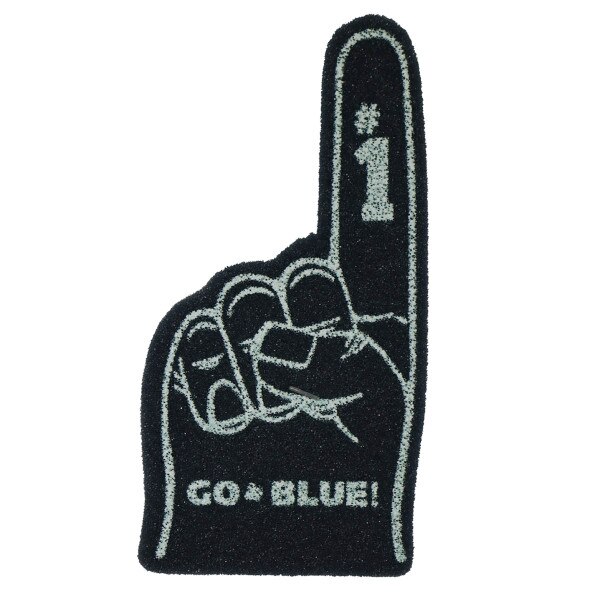 Mini Foam Finger #1 Go Paw Blue